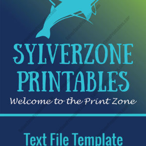 Text File template