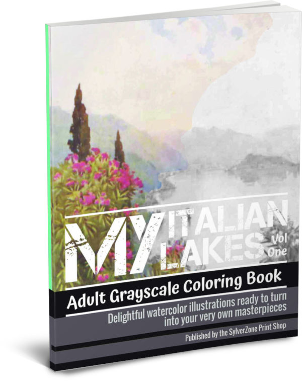 Grayscales coloring book