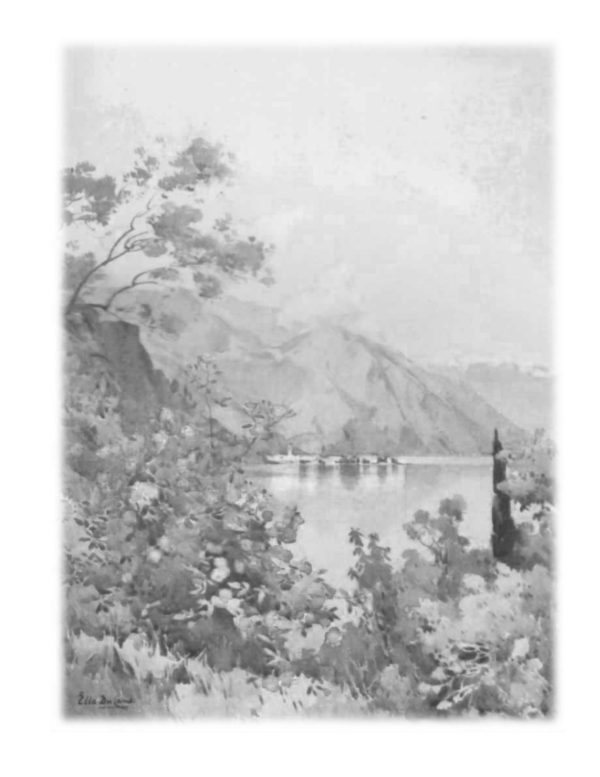Italian Lakes - grayscale coloring